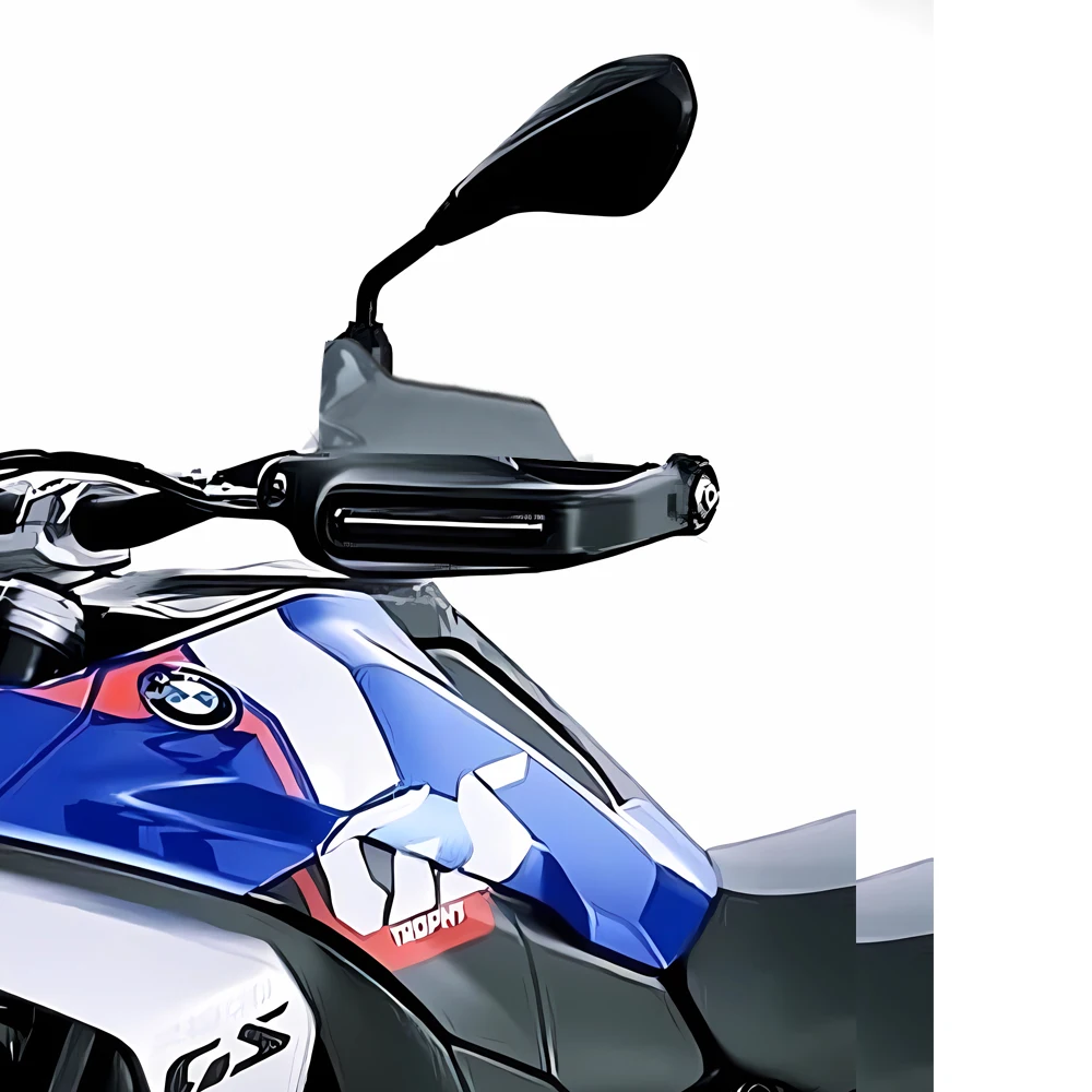 Protège-mains Et Extension De Pare-brise Pour BMW R1300GS (2023-2024) - Déflecteur De Vent Pour Guidon - 8
