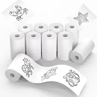 3-50Rolls 57x25MM Thermal Paper Color Children Camera Instant Print Kids Camera Printing Paper Replacement Accessories Parts 3