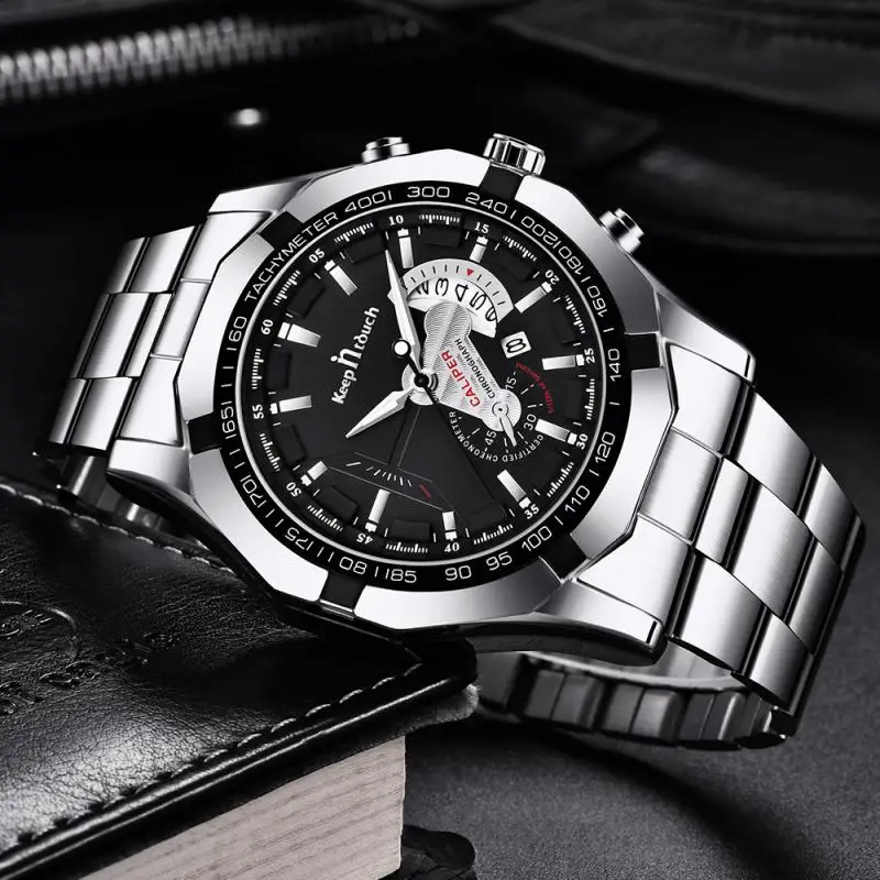 Top Brand Fashion Men Watches Date Clock Sports Business Luxury Watch For Men Quartz Casual Wrist Watch Relogio Masculino