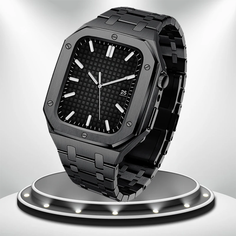 Deluxe Metal Bezel Frame and Strap Mod Kit