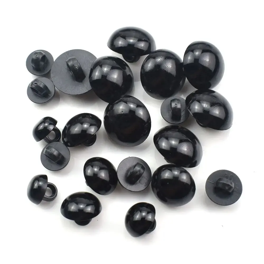 DIY Animal Eyes Buttons Round Mushroom Domed Sewing Shank Eyeball Animal Ball Toy Eyes Accessories for Amigurumi 100pcs/box