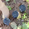 100/20Pcs Plant Fertilizer Baskets Dome Case Plastic Automatic Nursery Pots With Lid Plant Bug Portable Bonsai Cover Box Tools 2