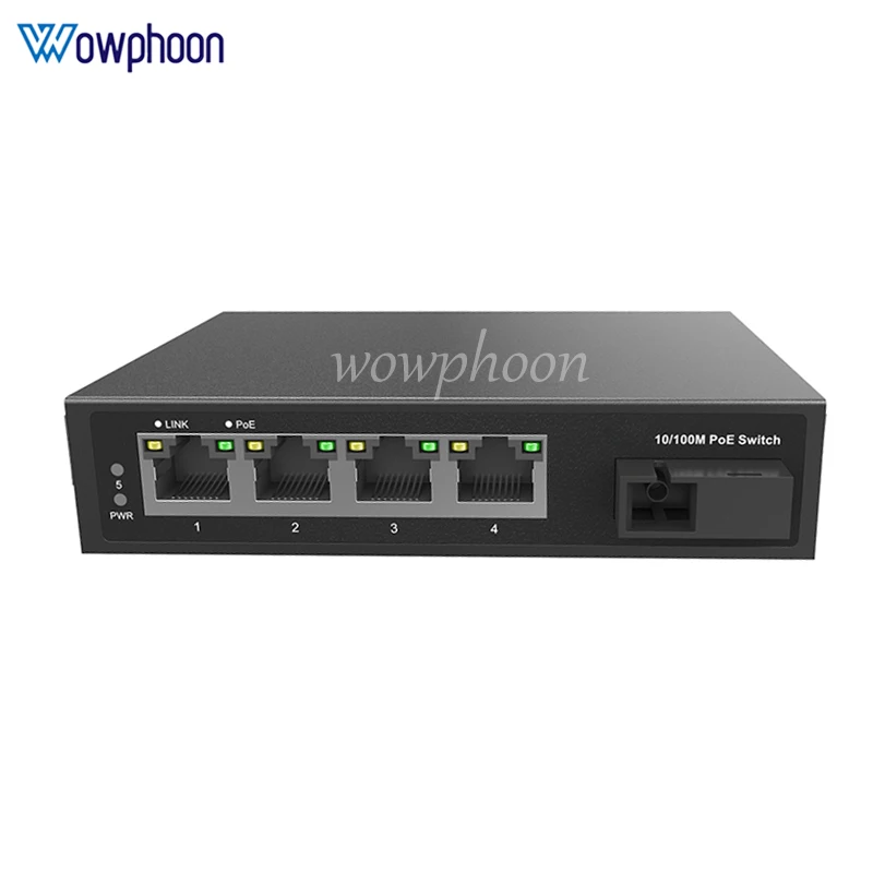 

Волоконно-оптические коммутаторы PoE для IP-камер, беспроводной точки доступа, камеры видеонаблюдения, IEEE 802,3 AF, AT, 5 портов, 10 м, 100 м по индивидуальному заказу