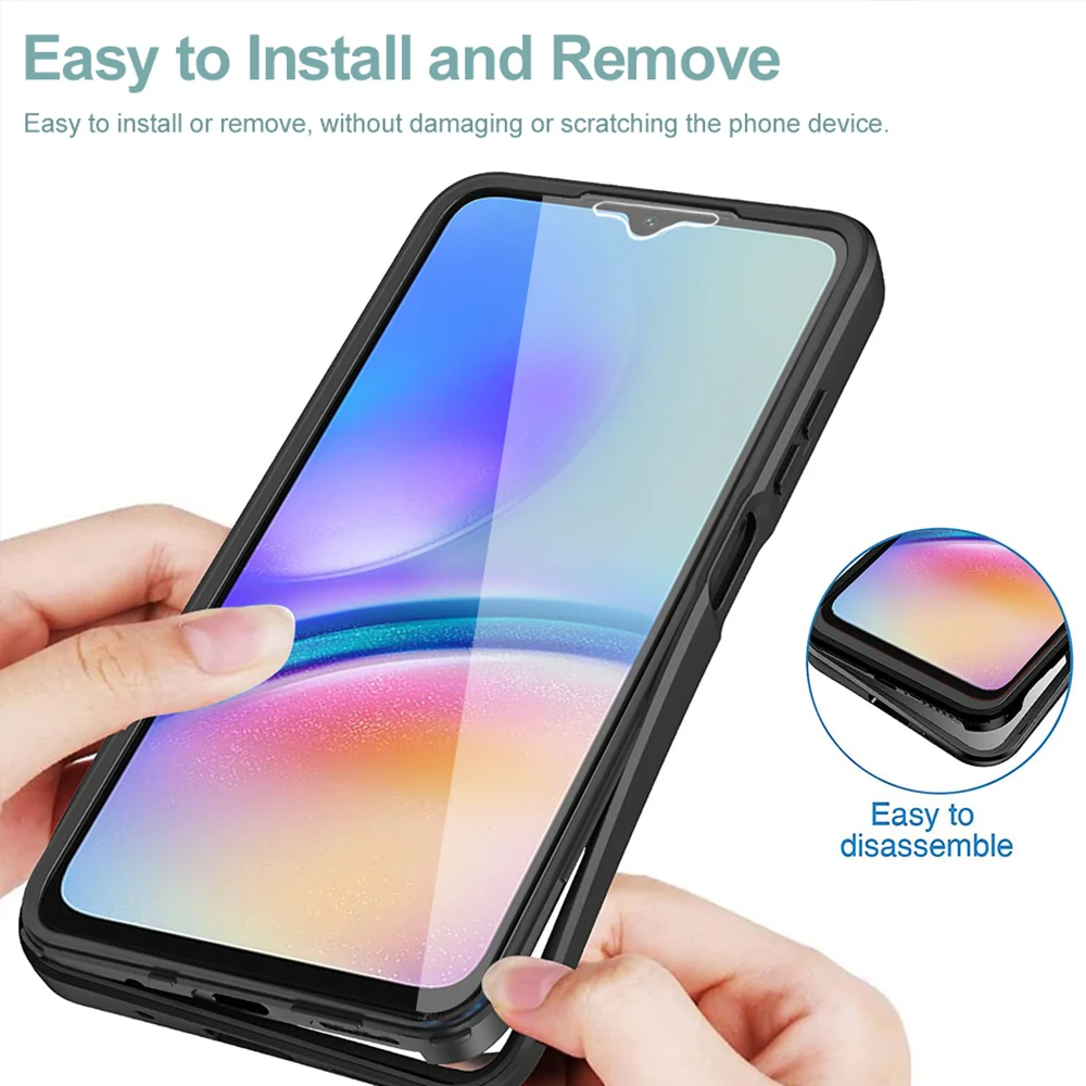 Ultimate 360° Clear Protective Case with Full Screen Shield