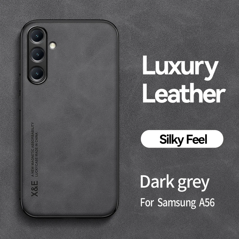 Magnetic Suede Leather Shockproof Matte Silicone Case Cover