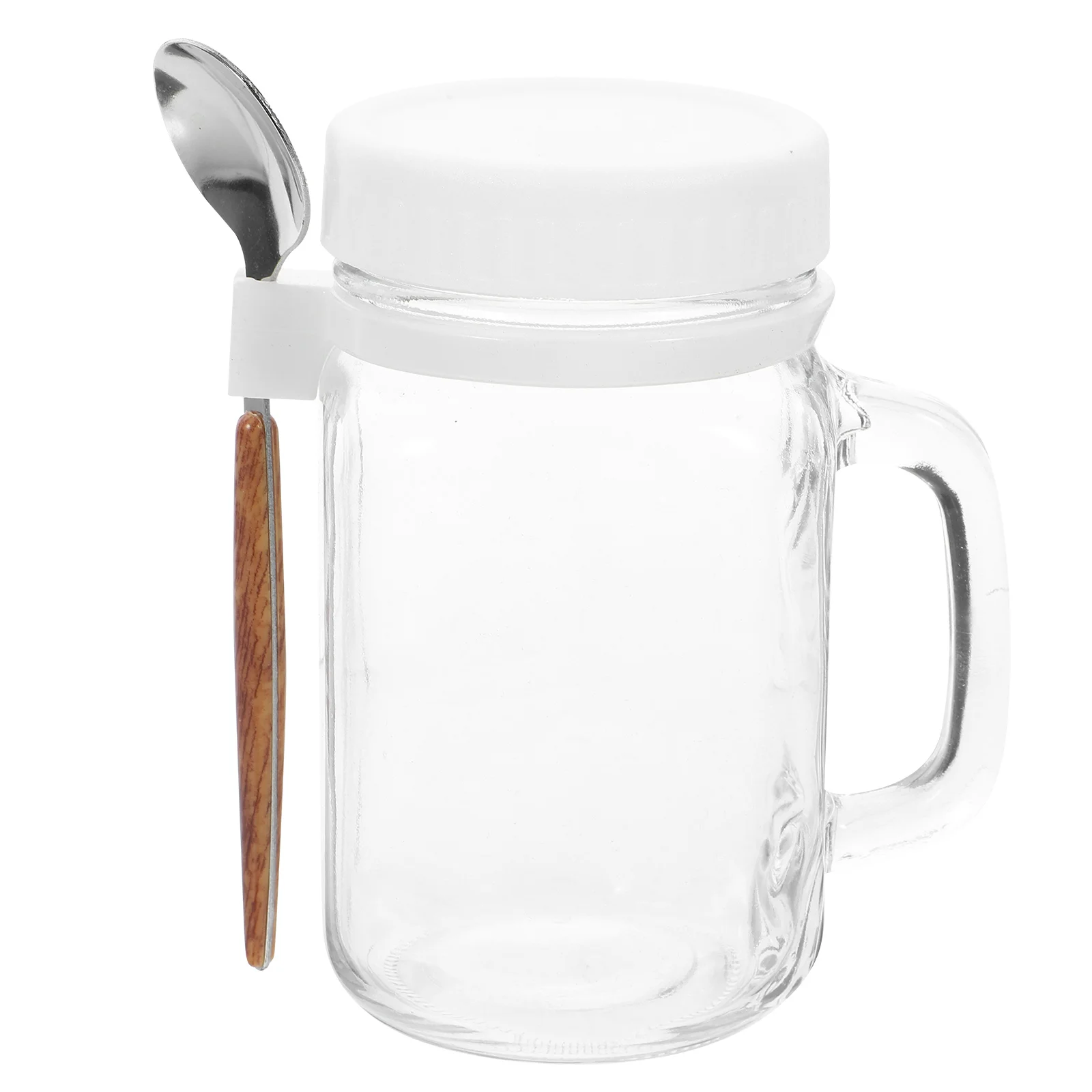 

Portable Glass Small Milk Container Overnight Oats Jar Anti-leak Porridge Cup Breakfast Jars Food Yogurt Holder