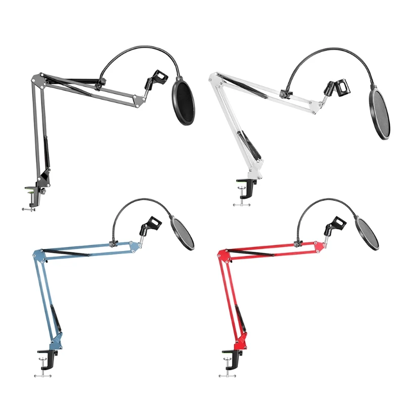 

Desktop Microphone Stand Weighted Desktop Microphone Clamp for Condenser Mic