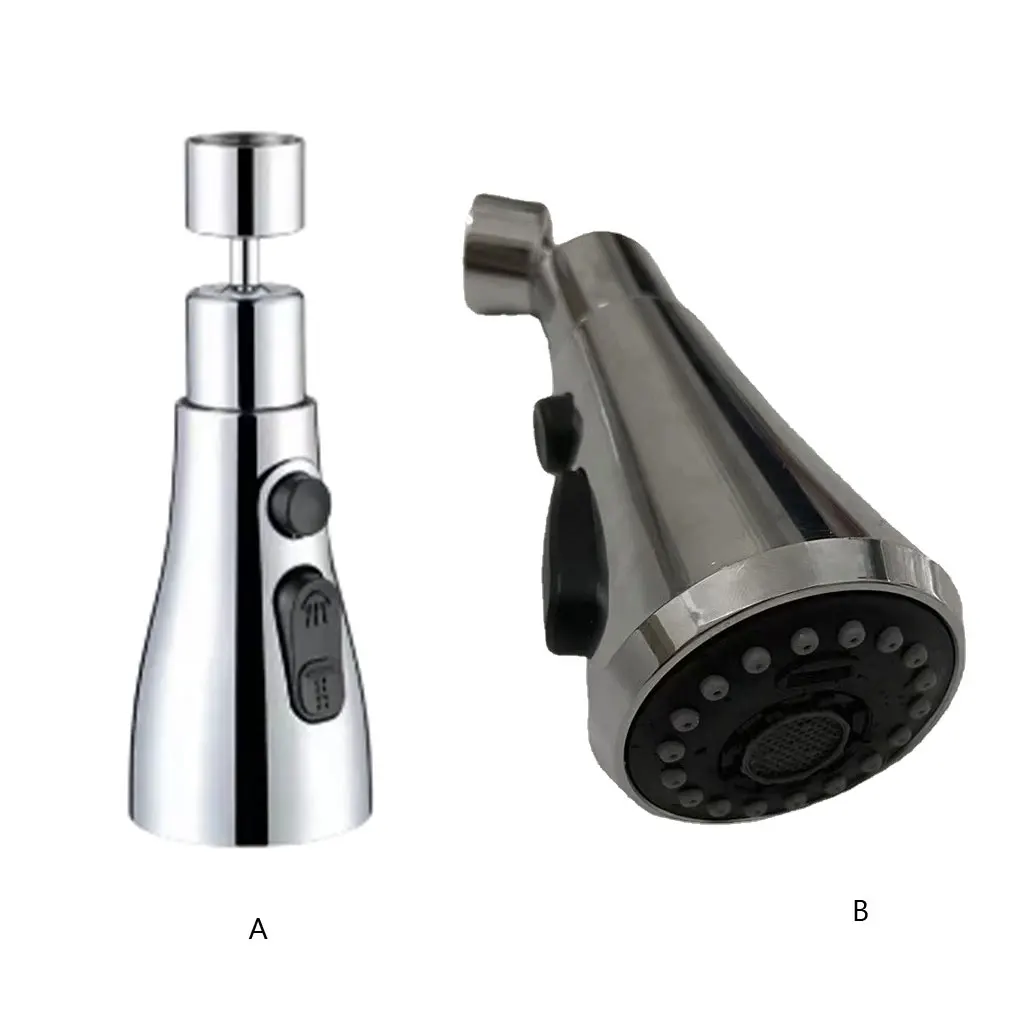 

Faucet Aerator Bubbler Attachment Shower Head Sprayer 3 Modes Adjustable Water Tap Diffuser Nozzles Kitchen Bathroom