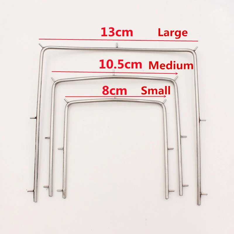 

Dentistry Dental Stainless Steel Rubber Dam Frame Holder Dentistry Oral Barrier Tools For Support Mouth Dentist Equipments