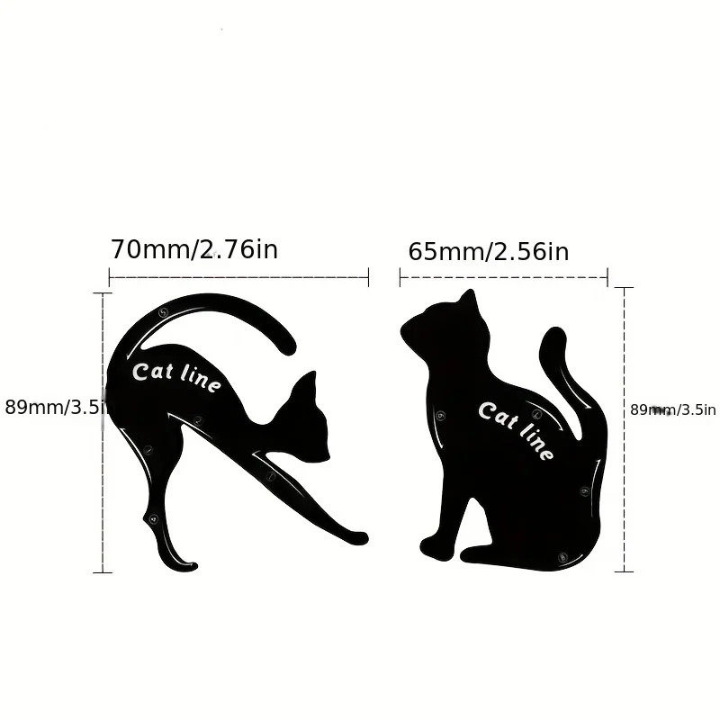 Cat-Shaped Eyeliner Stencil Kit Smoky Eyeshadow Applicator and Quick Makeup Stencil Tool for Perfect Eye Makeup eyeliner stencil tool makeup tools eye makeup tools