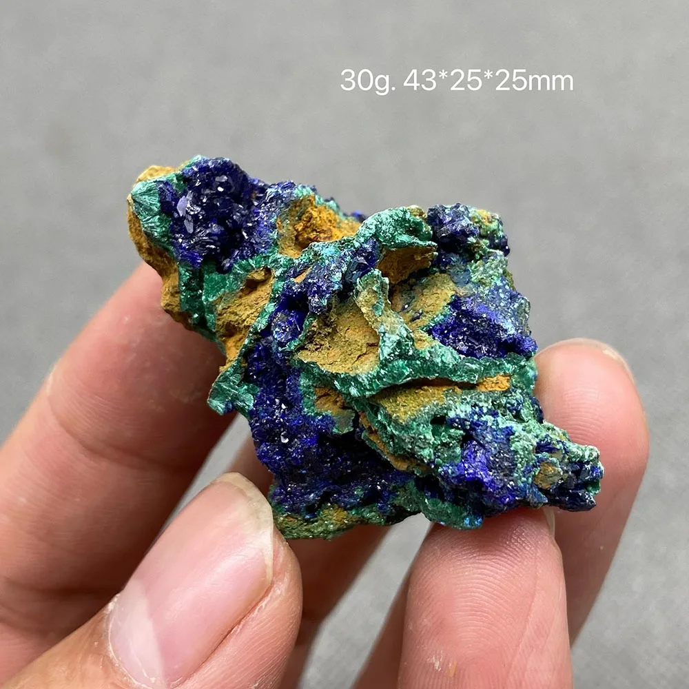 100% Natural beautiful Azurite and Malachite symbiotic mineral specimen crystal Stones and crystals Healing crystal