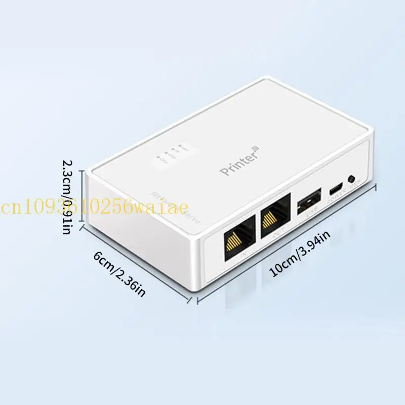 Wireless USB Networking Printer Server Sharer Computer Sharing Print Sharing Device RJ45 Printer USB Server 10/100Mbps
