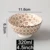 Japanese and Wind 4.5-inch Rice Bowl Ceramic Unglazed Anti-scalding Bowl European Simple Household Soup Bowl  High-legged 8