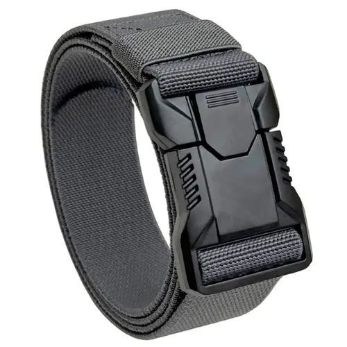 Red Ears Plastic buckle tactical belt men's multifunctional military fan canvas belt outdoor faux nylon training waist belt - Image 7