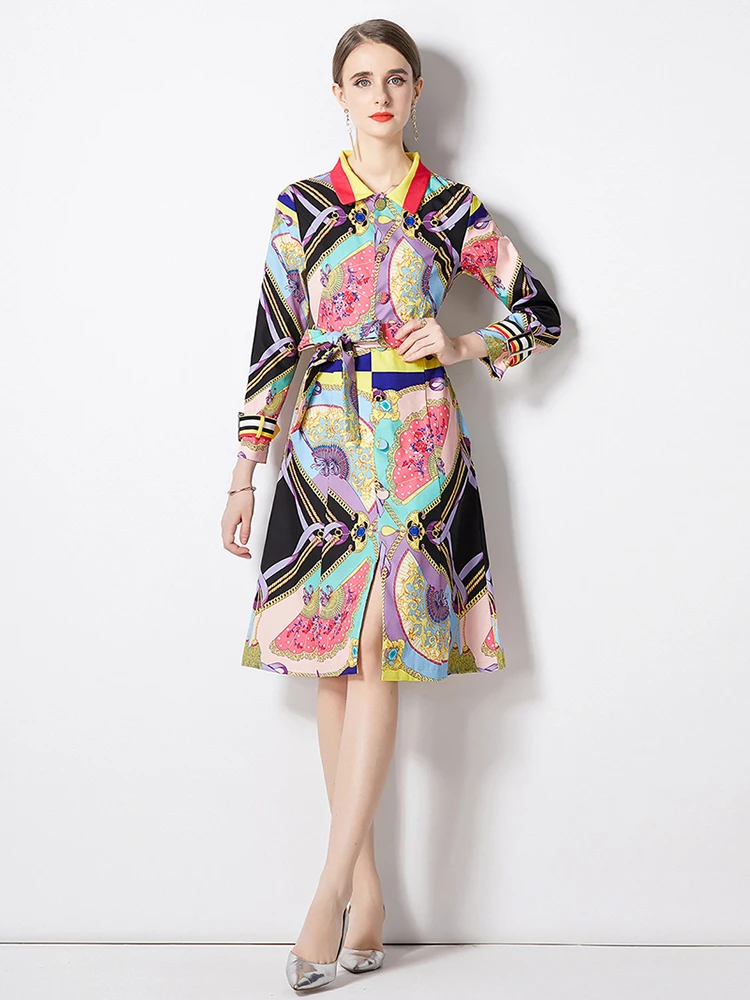 Spring Autumn Runway Vintage Chain 