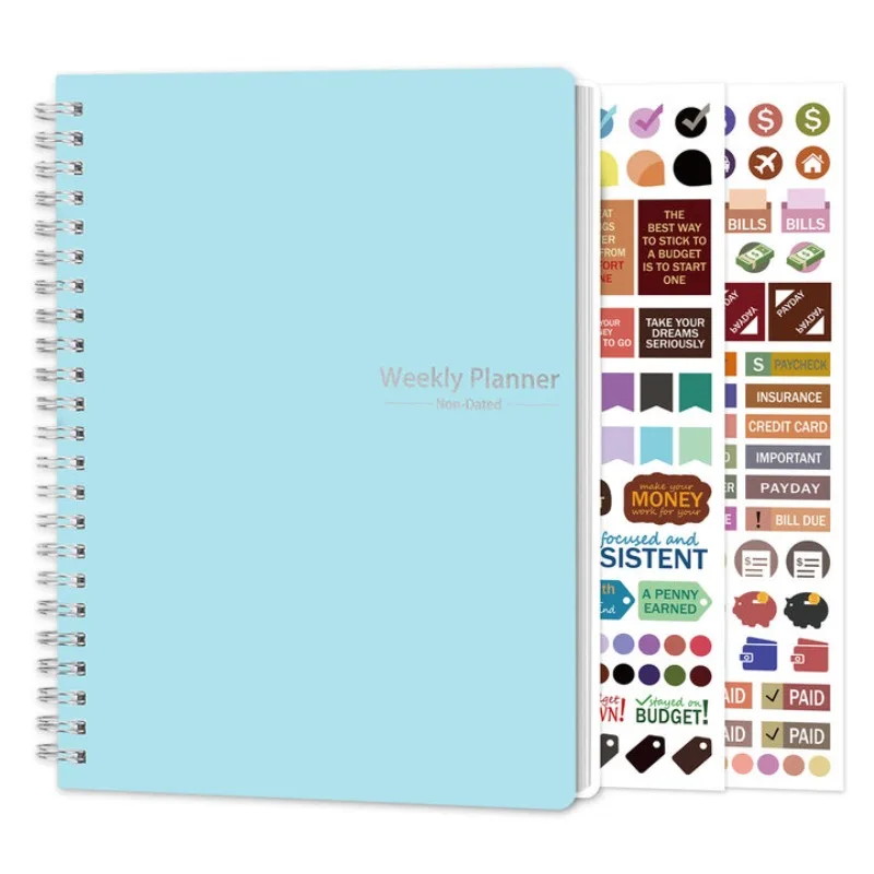 Schedule Notebook 2025 Weekly Planner Agenda A5 52 Weekly Planner Stationery School Office Supplies