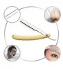 100PCS Feather Cut Special Edge Eyebrow Razor Replace Hair Face Trimmer Refills 6