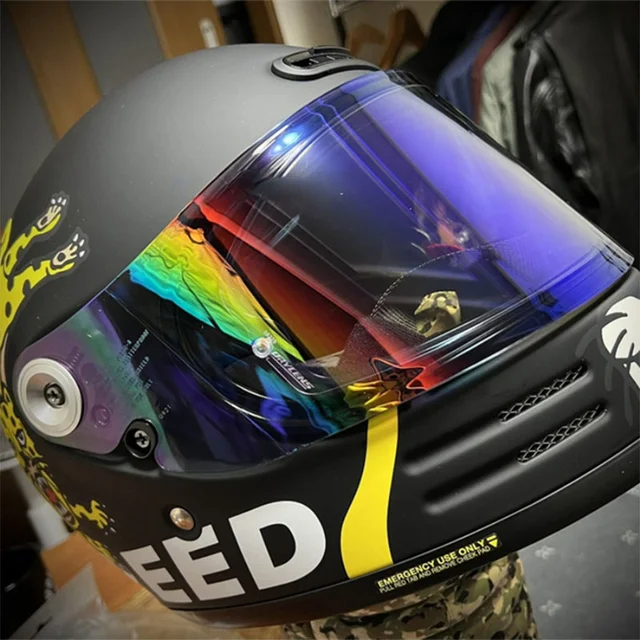 Helmet Visor for SHOEI Glamster Full Face Motorcycle Lens Uv Protection Waterproof Shield Capacete 5