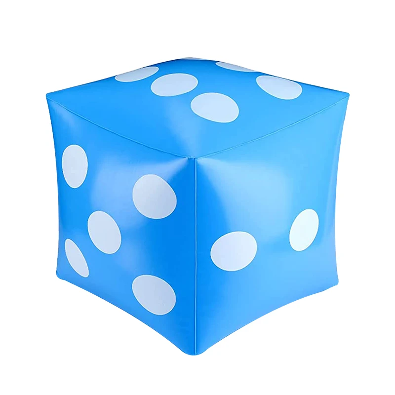 Game Dice 13.7 Inch Jumbo Inflatable Dice White and Black Giant Dice for Indoor and Outdoor Broad Game game dice dice set