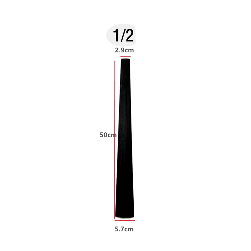 Indonesian Ebony Wood Cello Fingerboard Fretboard With Nut 4/4 3/4 1/2 1/4 Size Cello Accessories