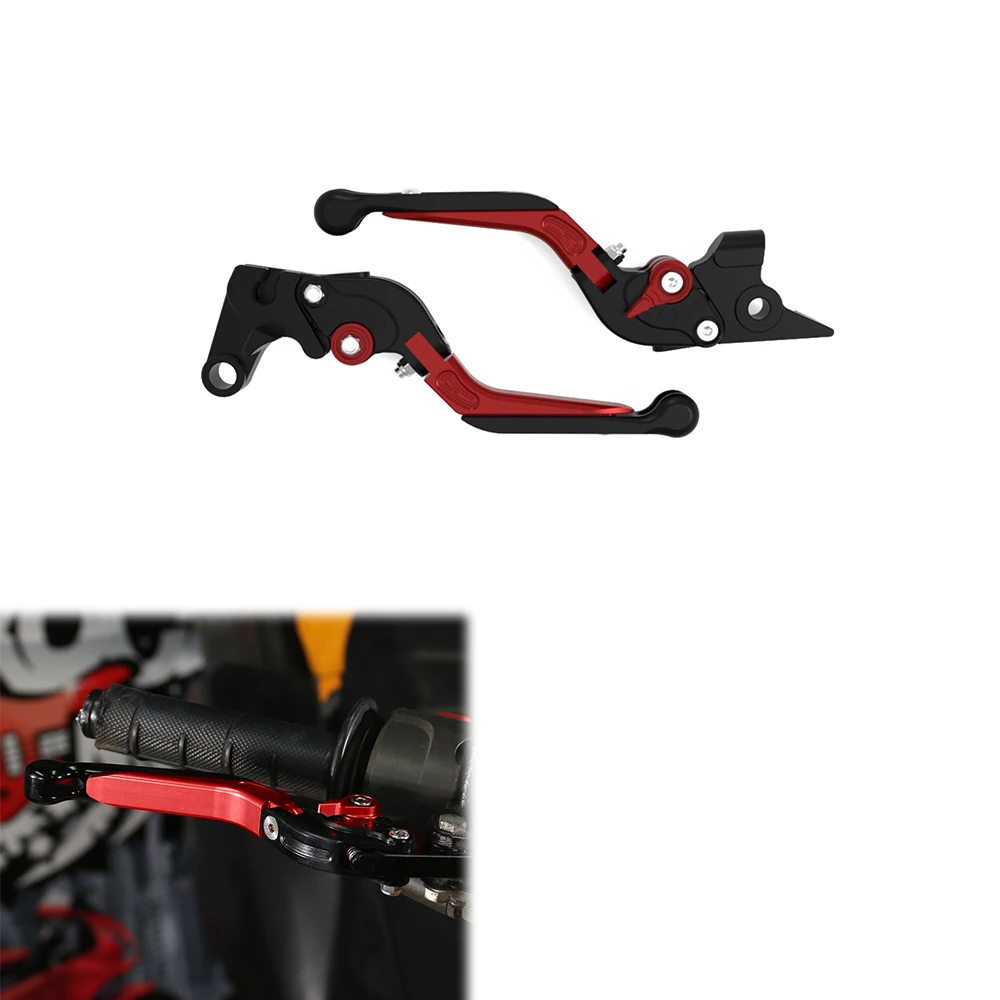 오토바이 CNC 브레이크 클러치 레버, 스즈키 GSX-R1100 GSX-R1100W VS 750 GLP/GLF 침입자 적합, 조정 가능한 접이식 확장형