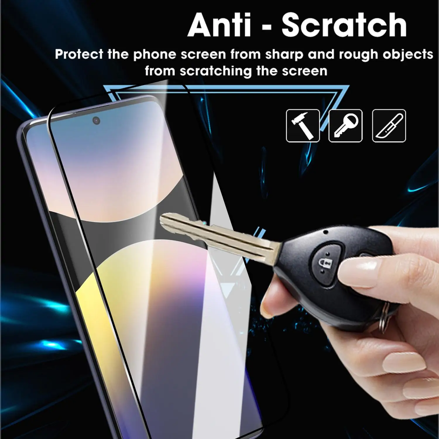 Privacy Screen Protector Set - Premium Tempered Glass Film (5-Pack)