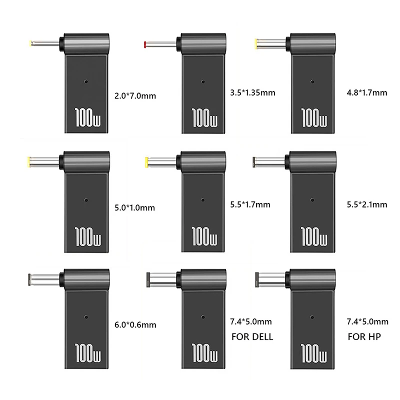 

Конвертер с триггером для ноутбуков Dell/HP/ASUS, 100 Вт, 5 А