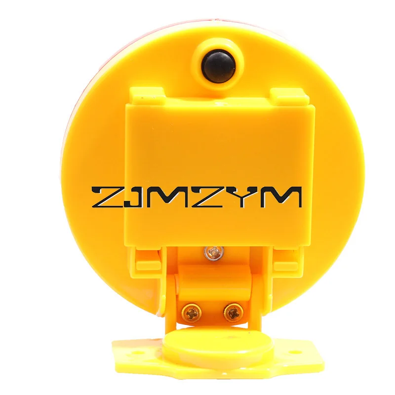 LED Flash Warning Light Round Disk Adjustable Magnet Safety Flash Light For Road Construction