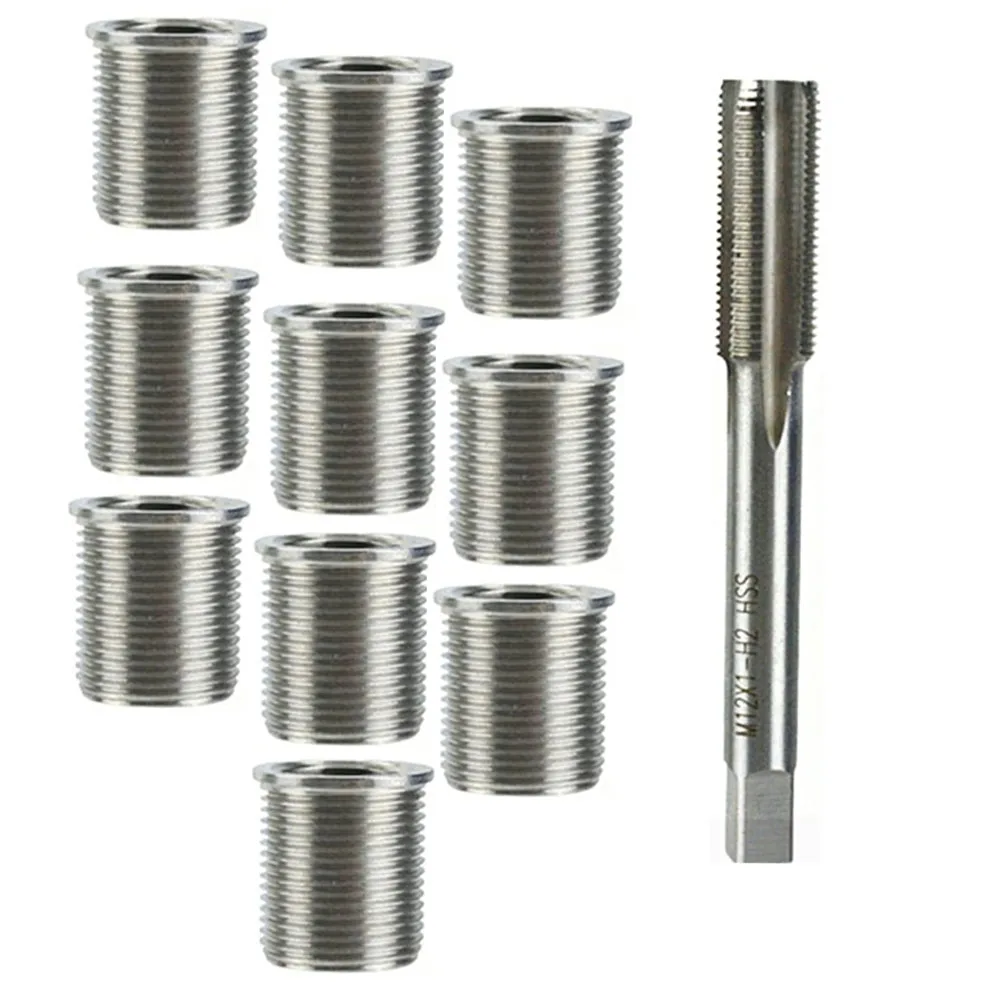 M10 * 1,0 Gewinde Reparatur Kit Edelstahl-Einsatz Für Motoren Gewinde Reparatur Werkzeug Funken Schraube Hülse Reparatur Power werkzeuge – Detail 8