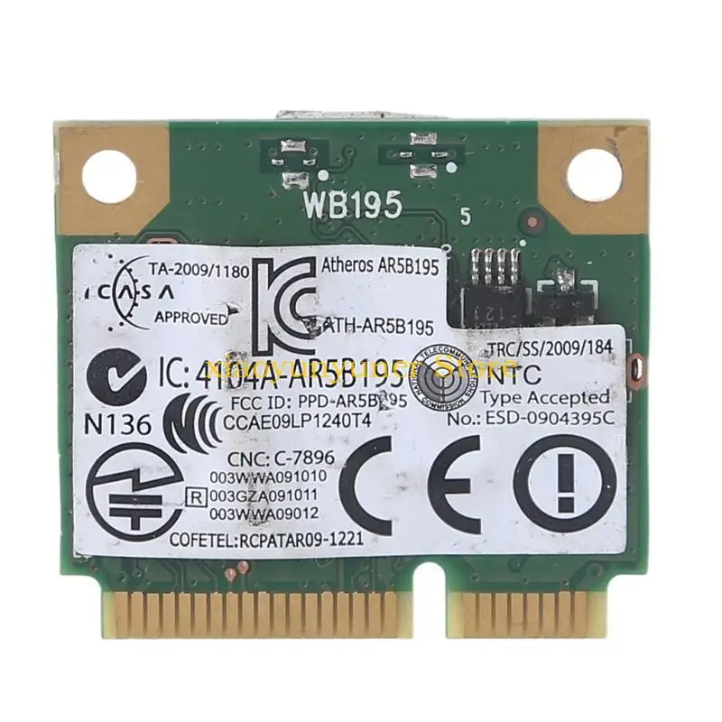 P9JB DW1702 Atheros AR5B195 무선 및 BT WiFi 네트워크 카드에 대한 전체 커버리지