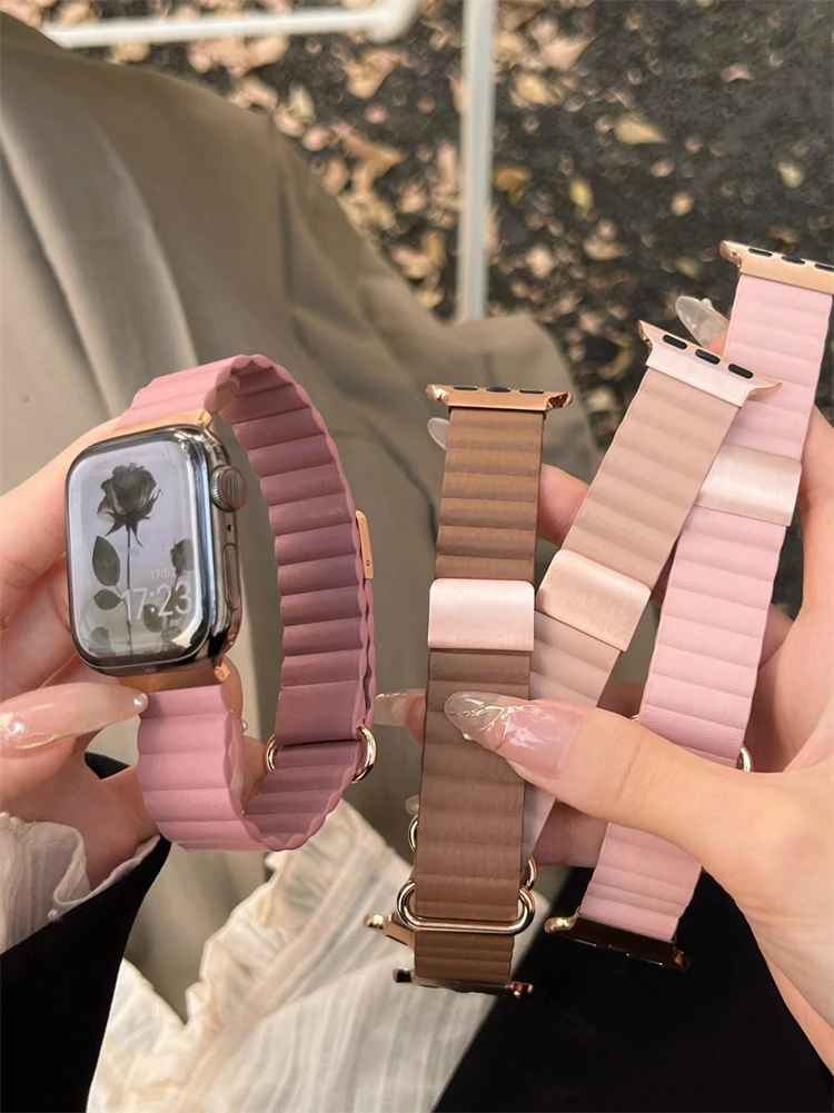 Samsung Galaxy Watch 3 41 mm Smartwatch (Pink Strap, Regular)