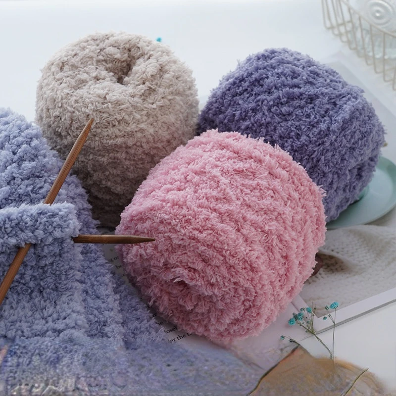 Wool Yarn Cotton Sweater Soft thick DIY Baby Sale bulky Crochet Various  Colour 100g Cake Chunky Knitting Craft NEW Knitted - AliExpress