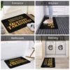 Quentin Tarantino Polyester Doormat Rug carpet Mat Footpad Non-slip Washable Front Room Corridor Kitchen Bedroom balcony toilet 6