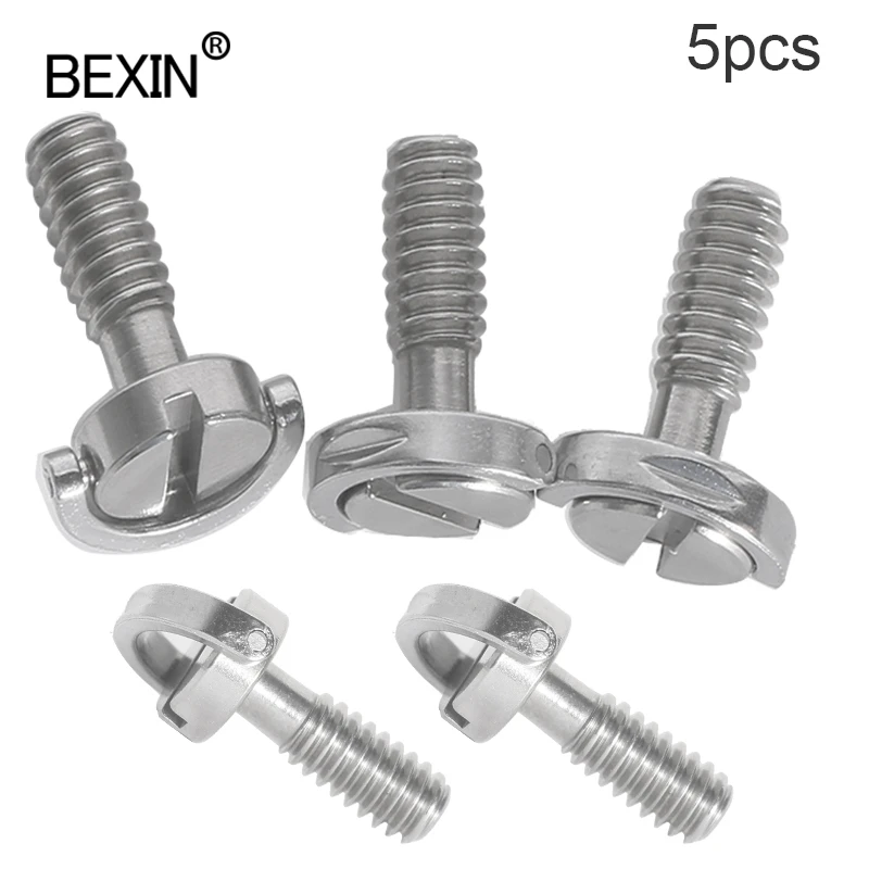 1/4" Screw Camera Release Screw Folding D Ring Tripod Plate Screw