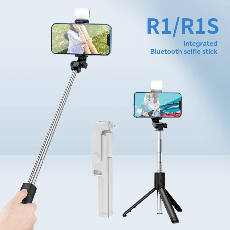Xiaomi Bluetooth Selfie Stick Tripod Holder Remote Shutter Fill Light Extendable Wireless Remote Retractable Phone Stand selfie stick tripod selfie stick cell phone selfie stick smartphone selfie stick phone selfie tripod smartphone shooting holder