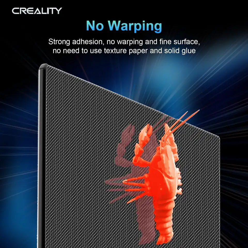 Creality Ender 3 Glass Bed Upgraded 3D Printer Tempered Glass Plate Build Surface 235x235x4mm for Ender 3/Ender 3 Pro/Ender 3 V2 image 3