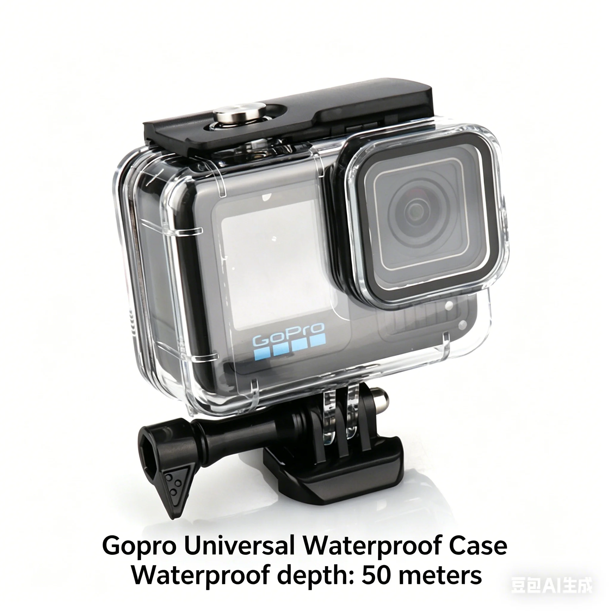GoPro Hero 13/12/11/10/9 için Su Geçirmez Kılıf 50M - Dokunmatik Kılıf