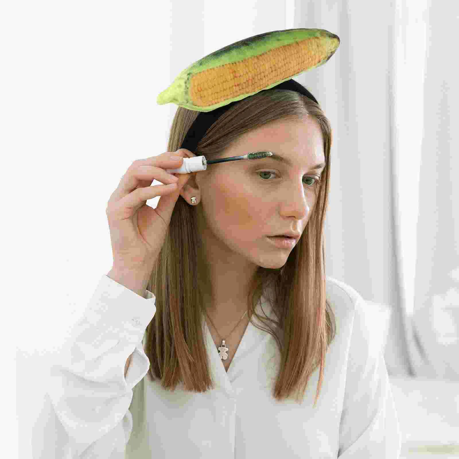 

Corn Headband Adorable Vegetable Headpiece Corn Shape Headdress Hairband Decor