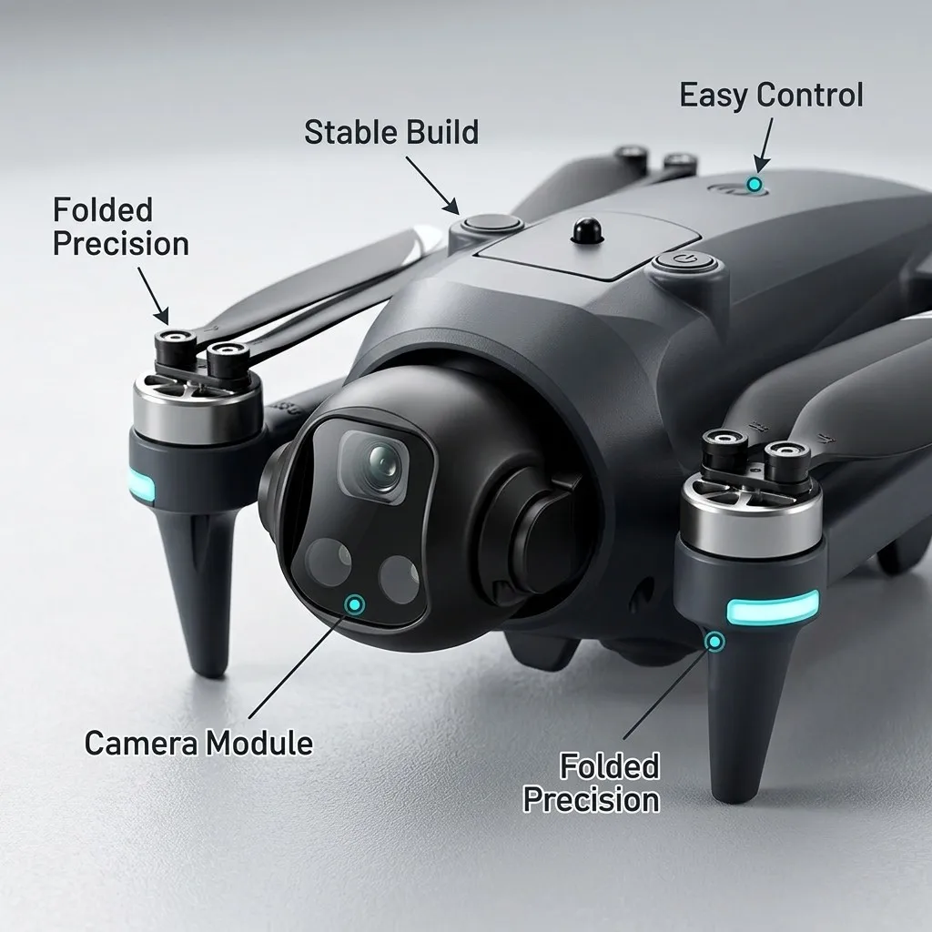 Drone Potensic GPS con Ritorno Automatico, Evitamento Ostacoli, Veicolo Aereo Professionale, Seguimento Intelligente, Telecomando con Schermo, Quadricottero - Image 3