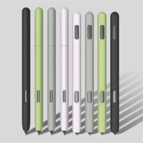 

Silicone Non-Slip Soft Stylus Pencil Case Skin For Samsung Galaxy Tab S7 S-Pen Cute Candy Color Protective Shell Cover