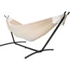 Double Hammock with 9ft Space-Saving Steel Stand includes Portable Carrying Case, 450 Pounds Capacity 1