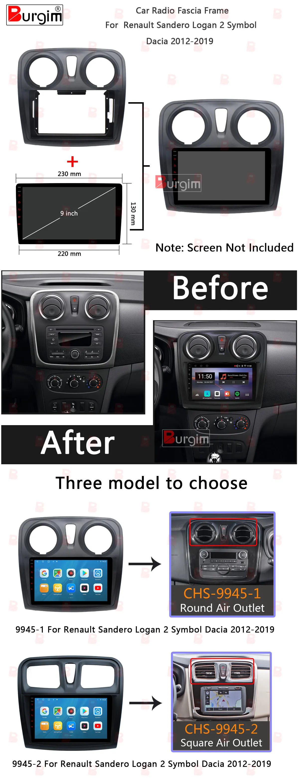 Kit Montaggio Autoradio 2 DIN Per Renault E Dacia - Mascherina, Adattatore Antenna, Cavo ISO - Foto 5