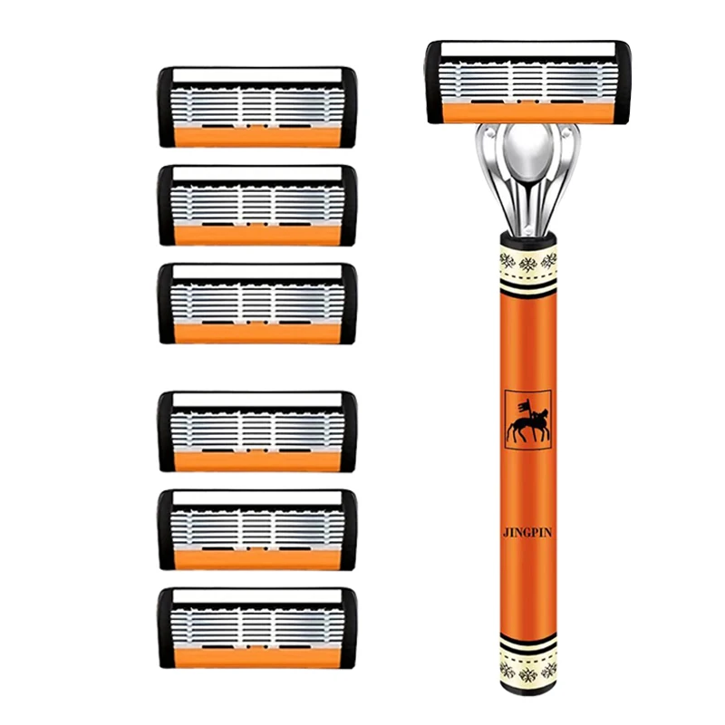 1Handle and 6 Blades