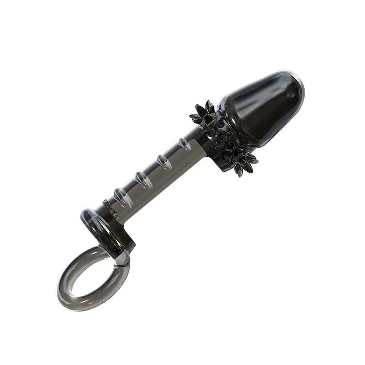 Penis Sleeve Reusable Delay Bold Elongated Penis Sleeve Extension Extend Dildo Adult Anal Plug BDSM Bondage Sex Toys for Men