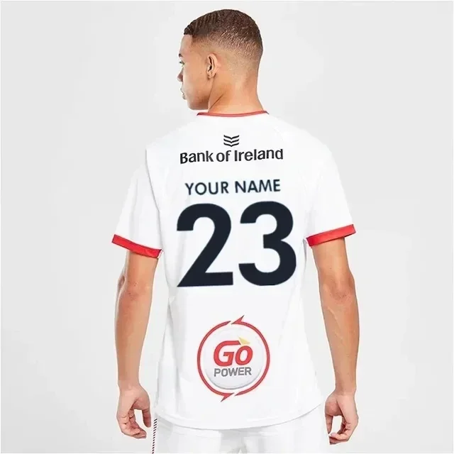 thumbnail image 1 of Camiseta de rugby visitante del Ulster 2023 Camiseta de entrenamiento de rugby visitante del Ulster 2022/23, pantalones cortos, talla S-5XL, 1 of 5