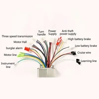 Accessoires de vélo électrique 36V/48V, contrôleur de moteur à courant continu sans balais 350W pour vélo électrique, Scooter électrique 6