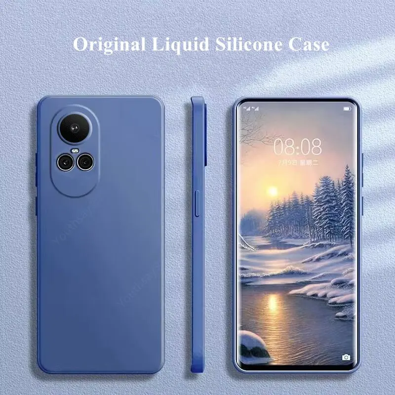 For OPPO Reno 10 5G Case Reno 10 Cover Coque Funda Carbon Fiber Soft  Silicone Phone Bumper For OPPO Reno 10 - AliExpress