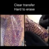 50pcs Transparent Tattoo Transfer Paper Clear Pattern Thermal Tattoo Transfer Film Paper 1