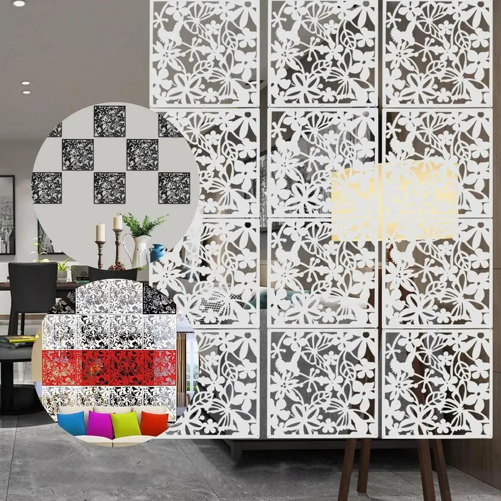 Bar Bed Room Hanging Room Divider Hanging Screen Decor Decorative Ornament Waterproof Hollow Design Modern Interiors