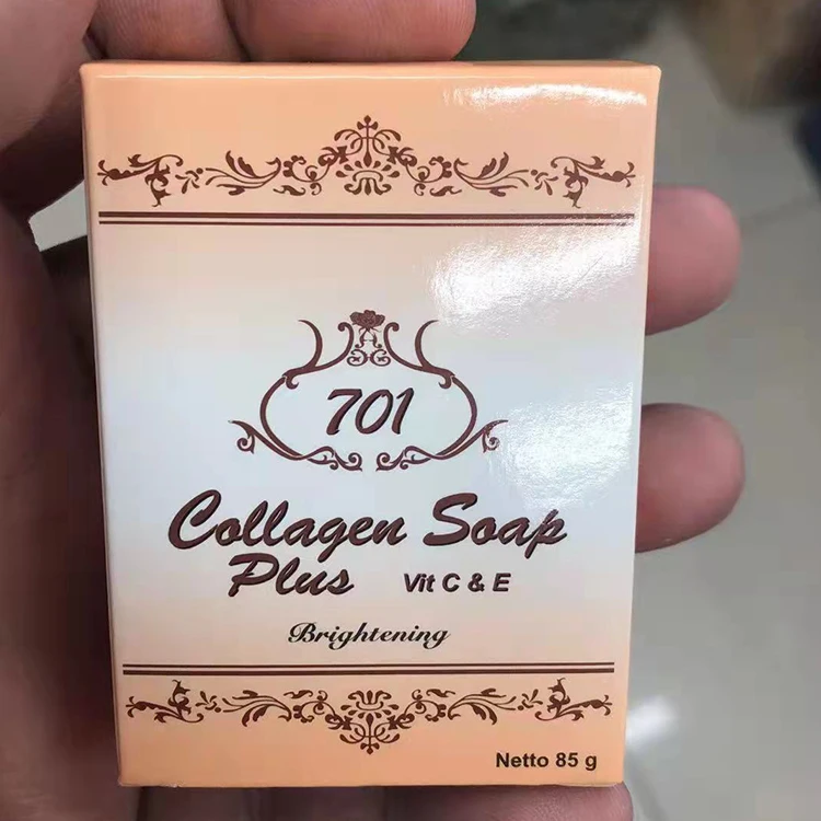 Dark Black Skin Lightening Soap Collagen Soap Plus Vit C & E Glycerin Brighten Face Body Skin Body Whitening Soap